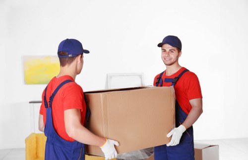 Welwyn Clearouts professionals clearing a flat