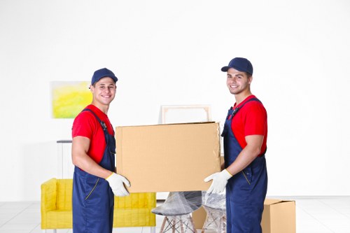 Flat clearance professionals working on a property in Tower Hamlets
