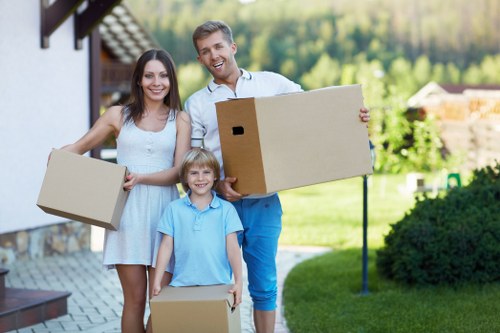 Flat clearance process in a modern Oxford flat