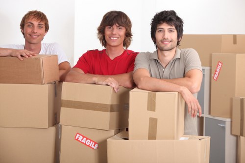 Clearance process in progress at a flat in Epping