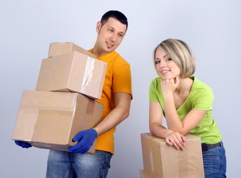 Satisfied customers after flat clearance in Shepperton