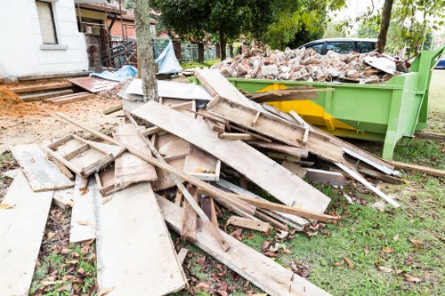 Queensbury flat clearance team at work